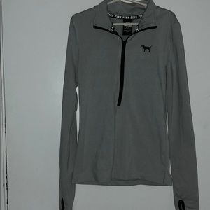 PINK ultimate 1/2 half zip pullover